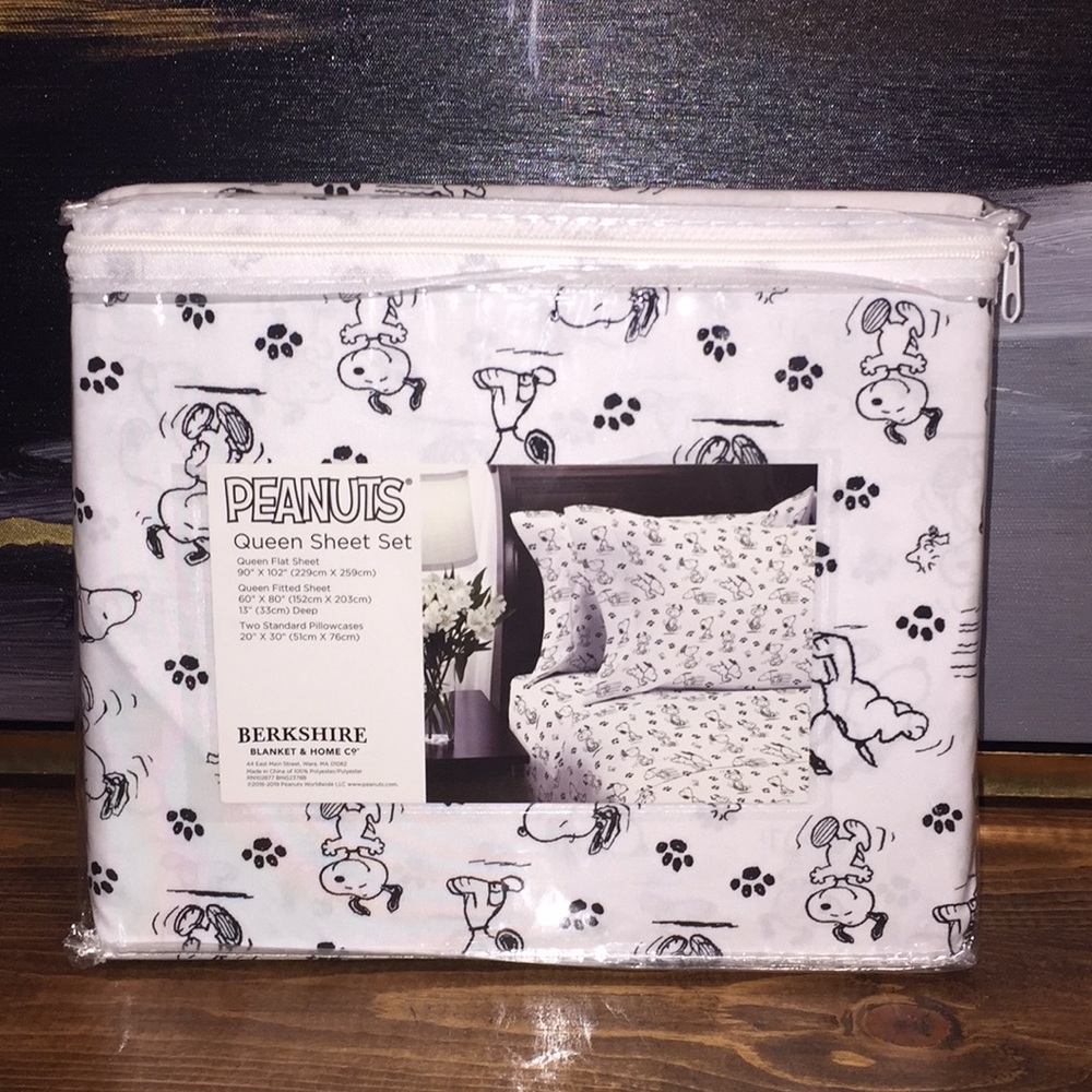 Snoopy peanuts queen sheet set - Picture 5 of 7